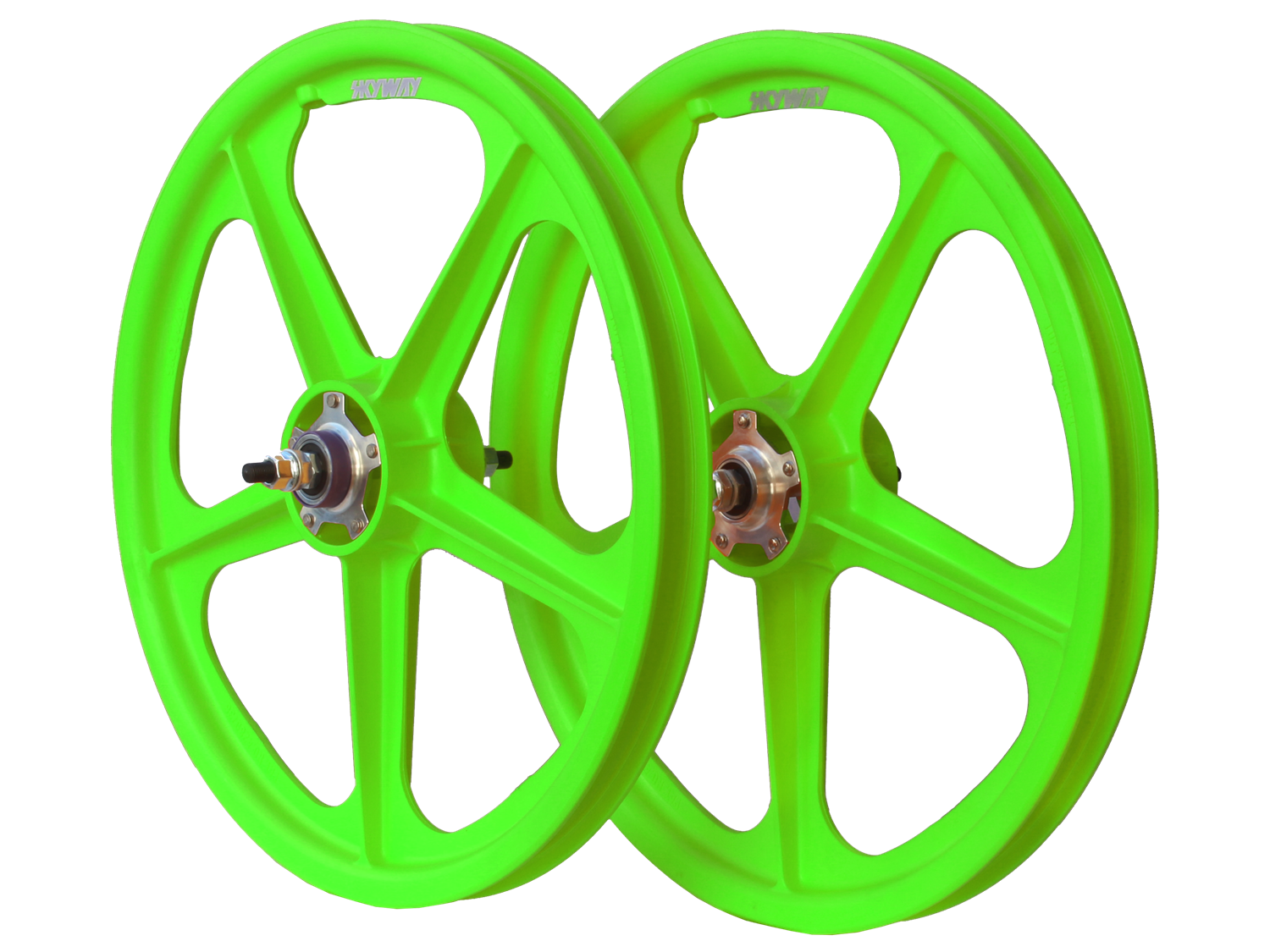 Skyway - Tuff II Rivet 5 Spoke Wheelset 20inch (Pair) - BMX Wheels ...