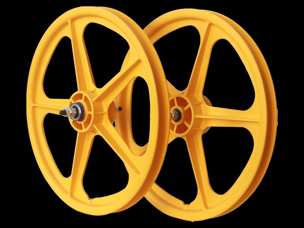 Yellow skyway tuff wheels deals