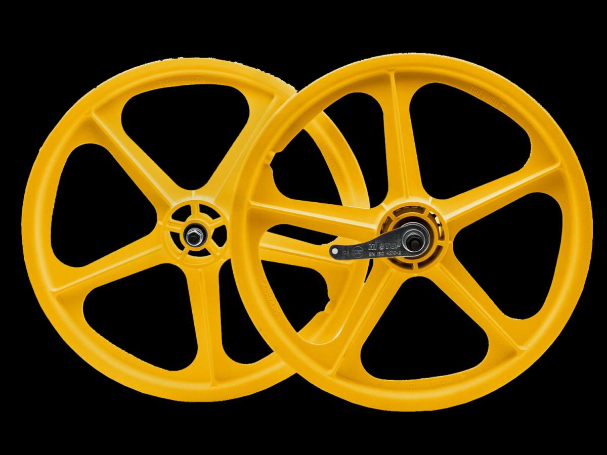 Yellow skyway tuff wheels 2025