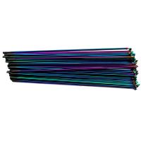 DRS - Rainbow Oil Slick Stainless Spokes ( 36 pcs)