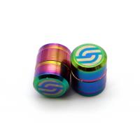 Salt - CNC Valve Caps (Oil Slick)